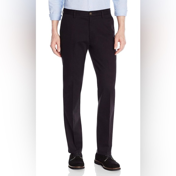 Men's Straight-Fit Wrinkle-Free Comfort Stretch Dress Chino Pant 40x30 - Picture 2 of 7